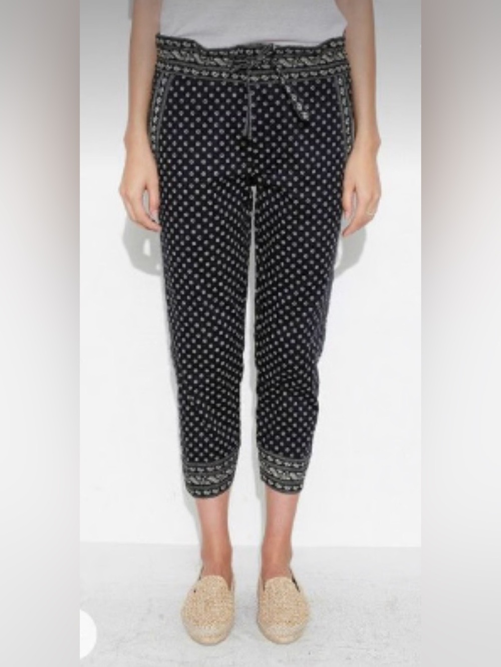 Isabel Marant Etoile Loli cropped Capri pant size 38
